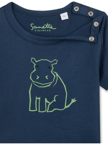 Sanetta Kidswear Shirt in Dunkelblau