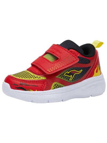 Kangaroos Sneakers "Athleisure" rood/zwart