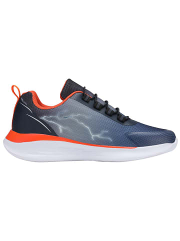 Kangaroos Sneakers "Athleisure" in Dunkelblau/ Orange