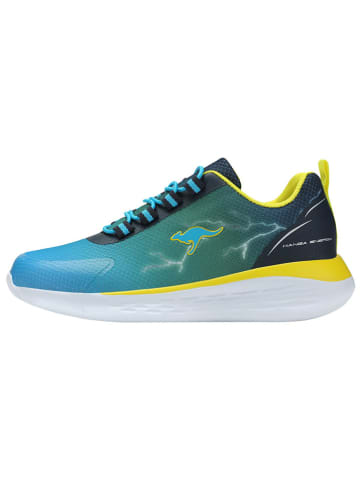 Kangaroos Sneakers "Athleisure" in Gelb/ Blau