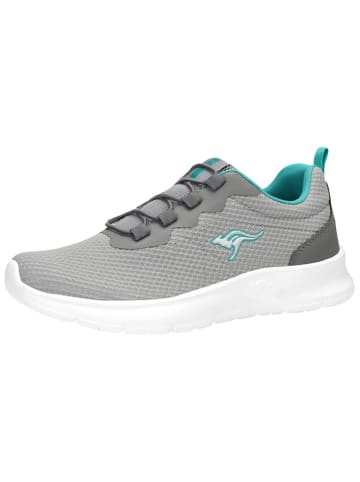Kangaroos Sneakers "Athleisure" grijs/turquoise