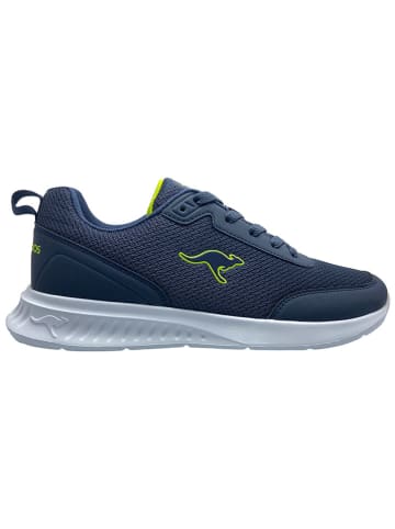 Kangaroos Sneakers "Athleisure" donkerblauw/groen