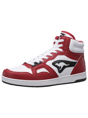 Kangaroos Sneakersy "Street" w kolorze czarno-czerwonym