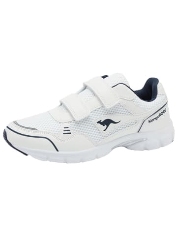 Kangaroos Sneakers "Sport" wit/donkerblauw