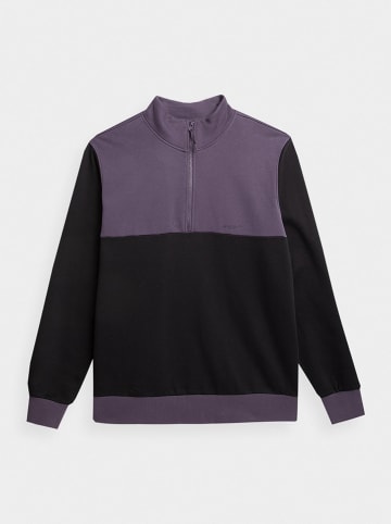 4F Bluza w kolorze fioletowo-czarnym