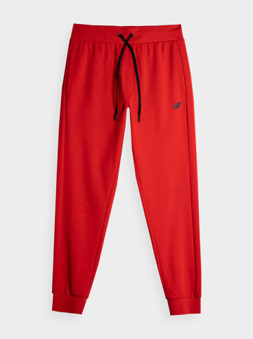 4F Spodnie dresowe w kolorze czerwonym