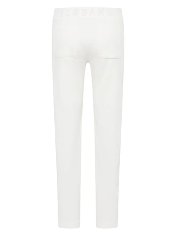ELBSAND Spodnie dresowe "Briane" w kolorze białym