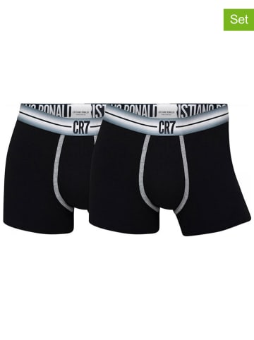 CR7 Bokserki (2 pary) w kolorze czarnym