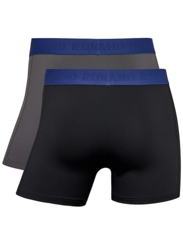 CR7 2-delige set: boxershorts grijs/zwart