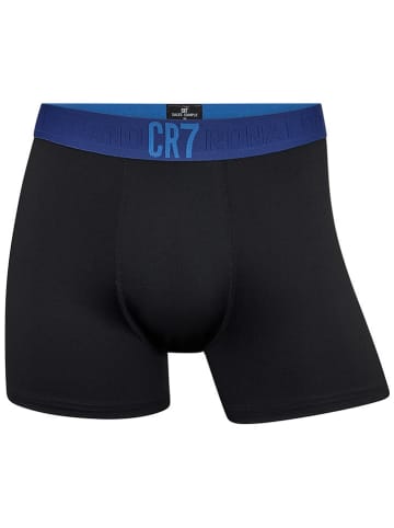 CR7 2er-Set: Boxershorts in Grau/ Schwarz