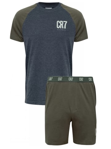 CR7 Pyjama in Khaki/ Grau