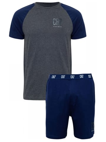 CR7 Pyjama donkerblauw/grijs