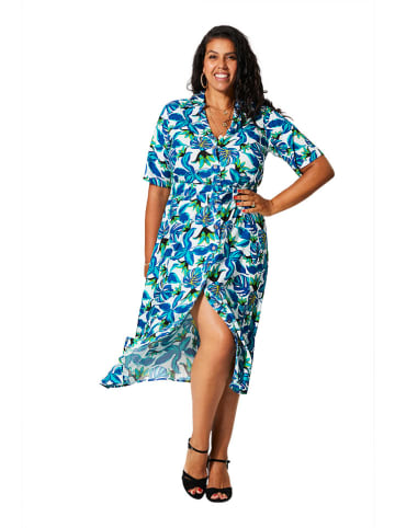 Aller Simplement Jurk wit/blauw