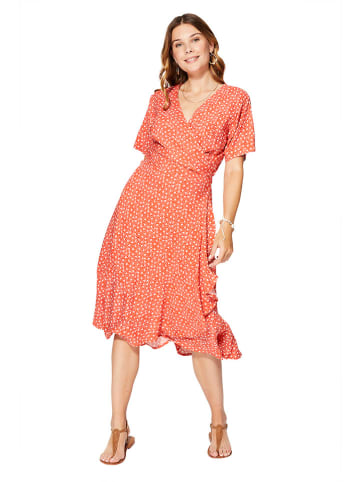 Aller Simplement Kleid in Orange