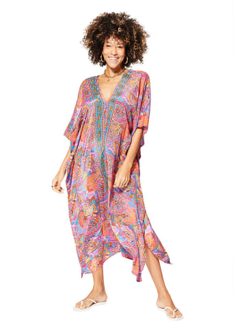 Aller Simplement Kaftan w kolorze różowo-niebieskim