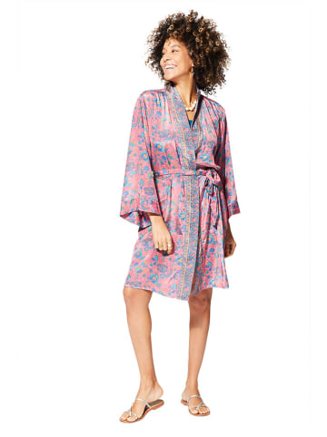 Aller Simplement Kimono w kolorze jasnoróżowo-niebieskim