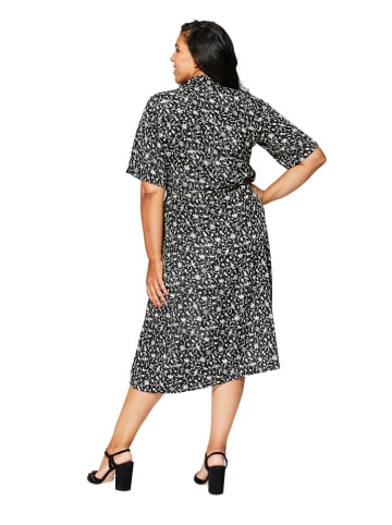 Aller Simplement Kleid in Schwarz/ Weiß