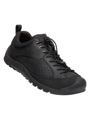Keen Skórzane buty turystyczne "Jasper Rocks" w kolorze czarnym