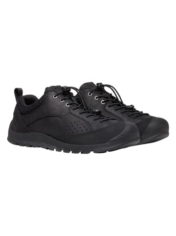Keen Skórzane buty turystyczne "Jasper Rocks" w kolorze czarnym