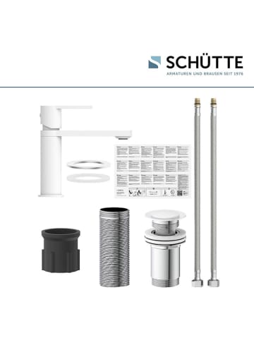 Schütte Wastafelkraan "Manhattan" wit