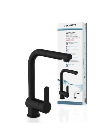 Schütte Bateria zlewozmywakowa "London" w kolorze czarnym