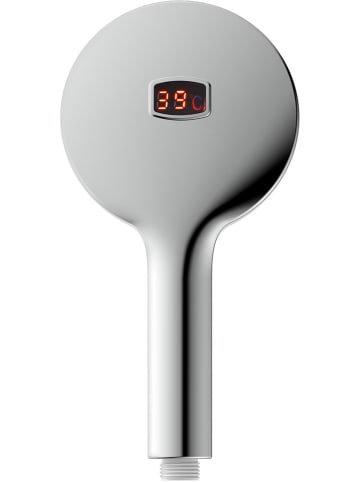 Schütte Słuchawka prysznicowa LED "Digi" w kolorze srebrno-białym