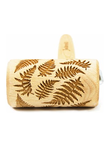FOLKROLL Mini-Teigroller "Ferns" in Natur