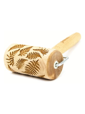 FOLKROLL Mini-Teigroller "Ferns" in Natur