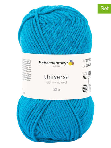 Schachenmayr since 1822 10er-Set: Wollgarne "Universa" in Blau - 10x 50 g