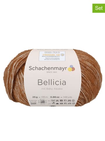 Schachenmayr since 1822 10er-Set: Alpakagarne "Bellicia" in Braun - 10x 25 g