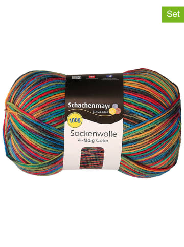 Schachenmayr since 1822 10er-Set: Wollgarne "Sockenwolle" in Bunt - 10x 100 g