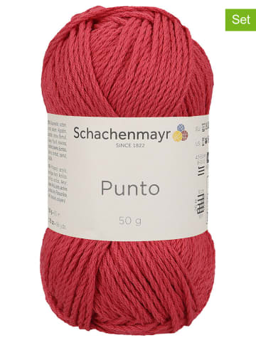 Schachenmayr since 1822 10er-Set: Baumwoll-Mixgarne "Punto" in Pink - 10x 50 g