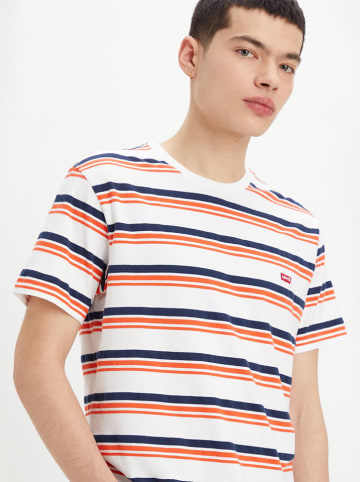 Levi´s Shirt wit/blauw/oranje