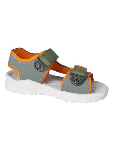 Ricosta Sandalen "Tarek" kaki/oranje