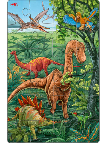 Haba 48-częściowe puzzle "Dinos" - 4+