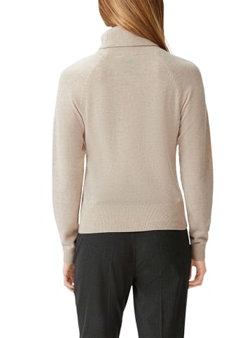 comma Sweter w kolorze beżowym