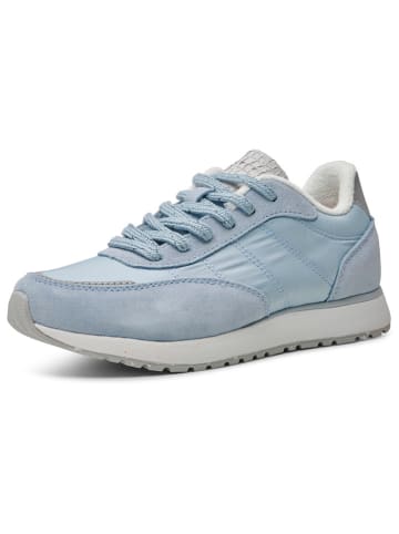 WODEN Leder-Sneakers "Nellie Soft" in Hellblau