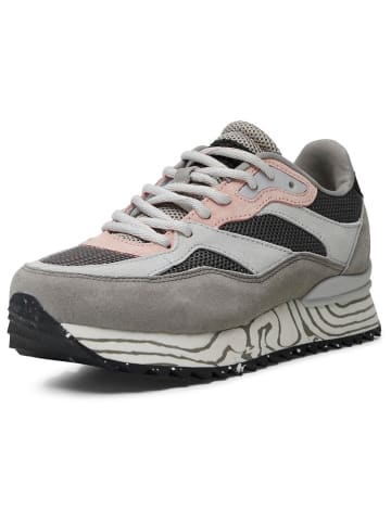 WODEN Leren sneakers "Marble" grijs