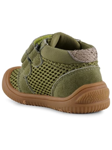 WODEN Leder-Lauflernschuhe in Khaki