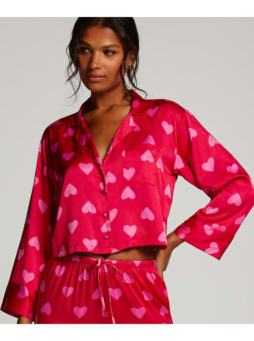 Hunkemöller Koszulka piżamowa w kolorze różowym