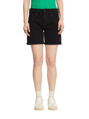 ESPRIT Jeans-Shorts in Schwarz