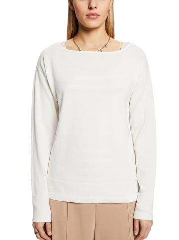 ESPRIT Sweter w kolorze kremowym