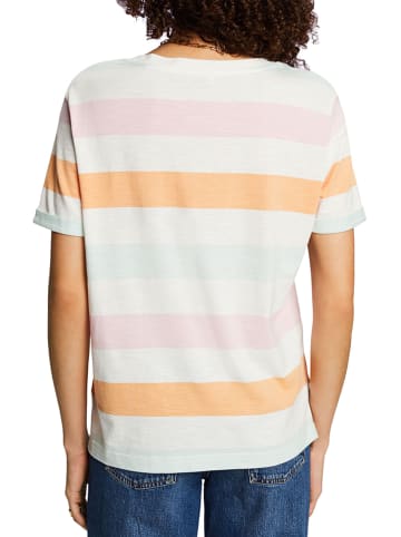 ESPRIT Koszulka w kolorze kremowym ze wzorem