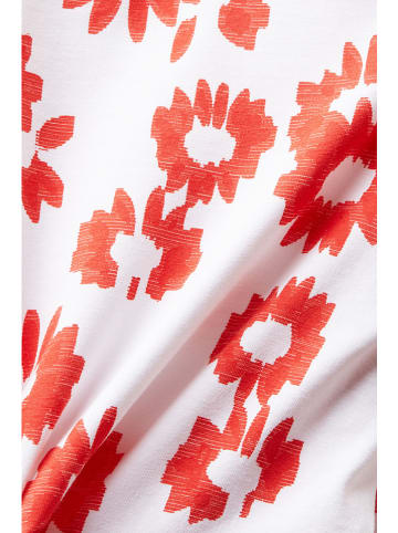 ESPRIT Koszulka w kolorze biało-czerwonym