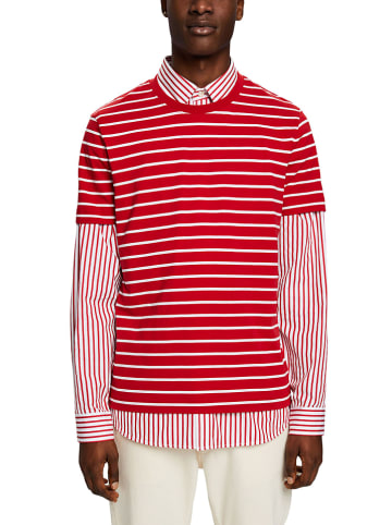 ESPRIT Shirt rood/wit