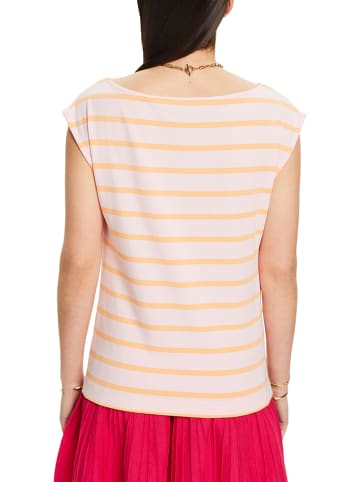 ESPRIT Koszulka w kolorze jasnoróżowo-pomarańczowym
