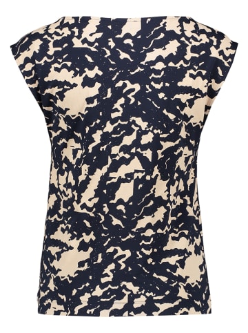 ESPRIT Shirt donkerblauw/beige