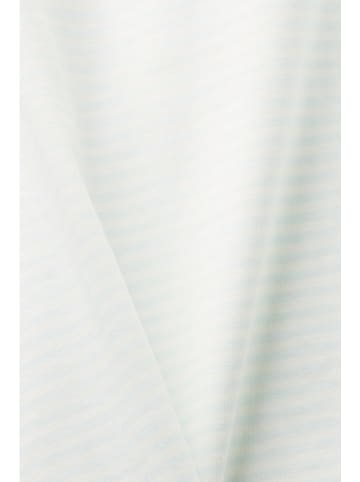 ESPRIT Koszulka w kolorze turkusowo-białym