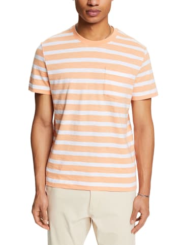 ESPRIT Shirt in Orange/ Weiß