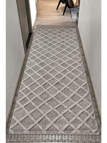 Mioli Kurzflor-Teppich in Grau